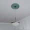Ekena Millwork Traditional PVC Medallion (Canopies up to 9 1/2"), 16"OD x 3 1/2"ID x 1 3/8"P, Metallic Sea Mist CMP16TRFSM - alternate 7